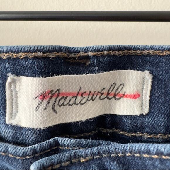 Madewell 10” High Rise Skinny Jeans Dark Wash denim zip button pockets belt loop - Picture 8 of 11